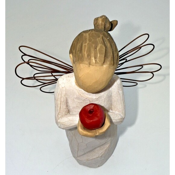 Willow Tree "You’re the Best" Angel  Figurine Holding Apple W/Box 5.5” NEW - Picture 5 of 13